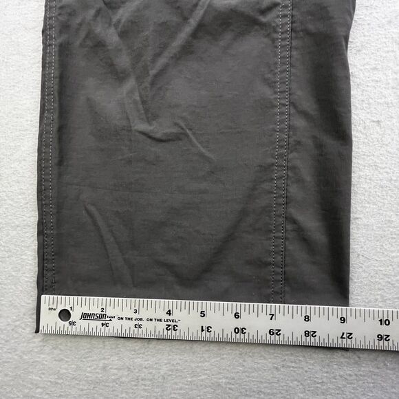 Eddie Bauer First Ascent Pants Mens 44x31 Gray Cargo Nylon Stretch Hiking - Picture 14 of 15